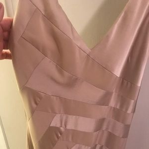 Calvin Klein champagne evening gown